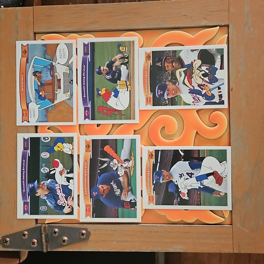 Upper Deck Looney Tunes Nolan Ryan 6 pack cards 1991
